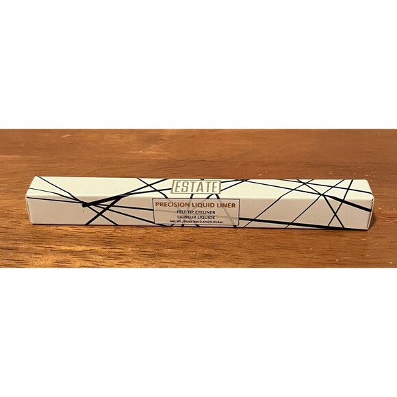 ESTATE COSMETICS Precision Liquid Liner - Black FULL SIZE 0.4 mL New In Box - Picture 3 of 4